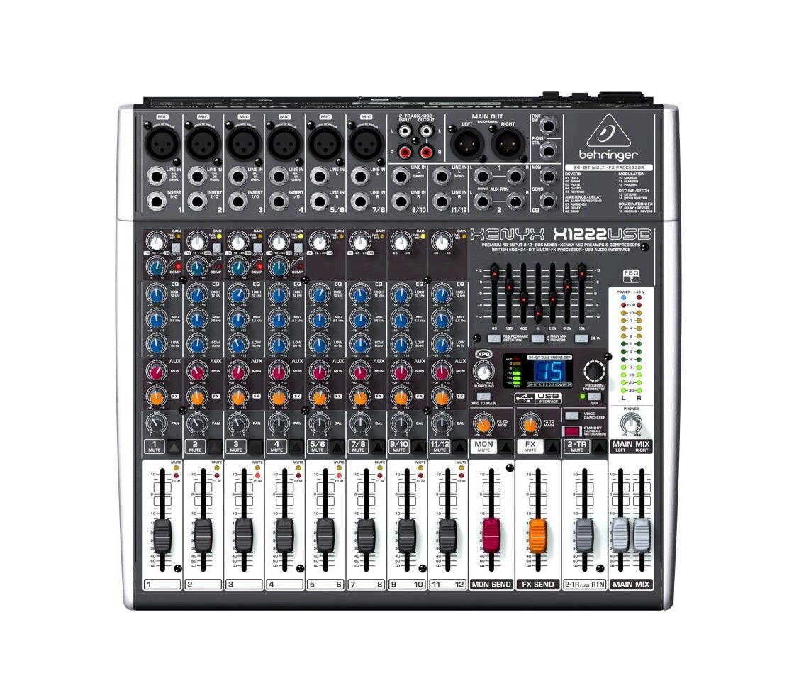 Микшерный Пульт Behringer Qx2222usb Купить