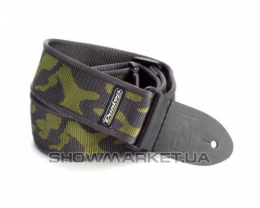 Гитарный ремень - DUNLOP D3810 OL CAMMO OLIVE