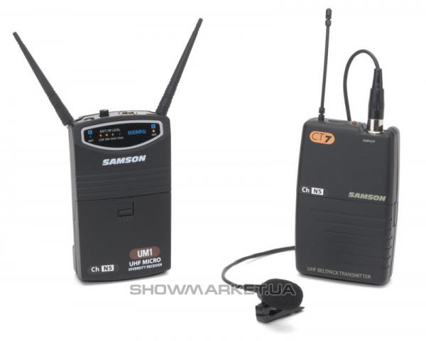 Фото UHF радіосистема для відео SAMSON SW87SLM5 UHF CONCERT 77 UM1 VIDEO w/LM5 L