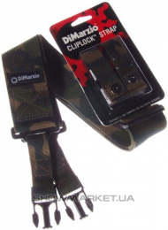 Гитарный ремень - DIMARZIO DD2300 CLIPLOCK ELASTIC BLACK