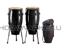 Фото Конго барабани дерев'яні MAXTONE WDC33WR/S Black L