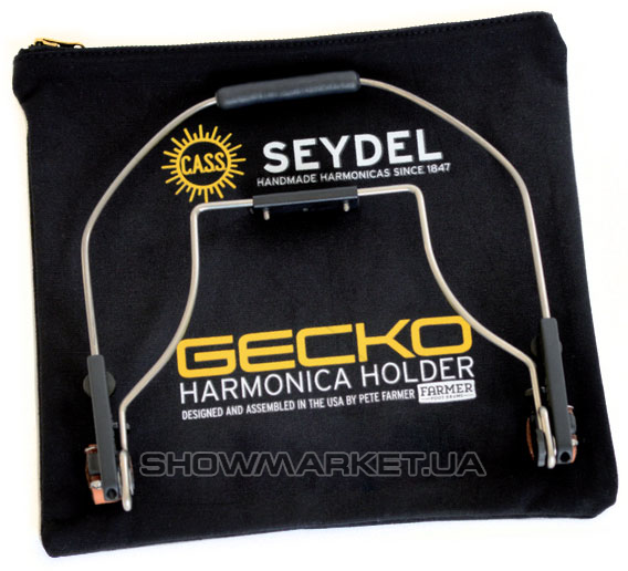 Фото Тримач для губної гармоніки - SEYDEL The GECKO Harmonica Holder L