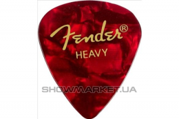 Медиатор FENDER 351 SHAPE PREMIUM PICKS RED MOTO HEAVY