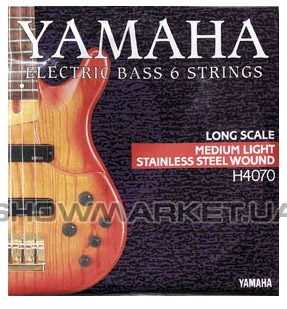 Фото Комплект струн для бас-гітари YAMAHA H4070 STAINLESS STEEL MEDIUM LIGHT 6 STRING (32-126) L