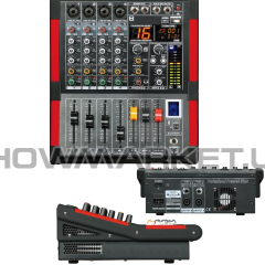 Активный микшерный пульт BIG PMX2 - MP3-16DSP-2*250W(4Ohm)