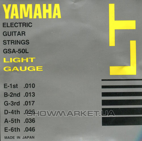 Фото Комплект струн для електрогітари YAMAHA GSA50L ELECTRIC LIGHT (10-46) L