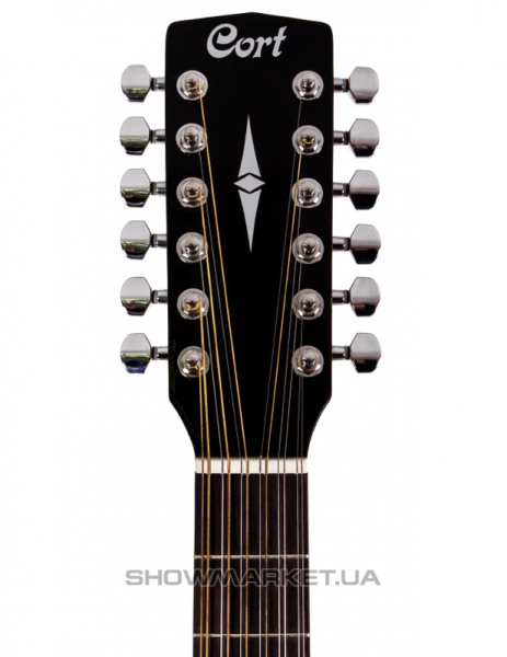 Фото Акустична гітара 12-струнна з пьезодатчиком  - CORT AD810-12E (OP) L