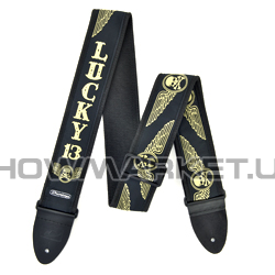 Гитарный ремень - DUNLOP D3847SW SKULL WINGS