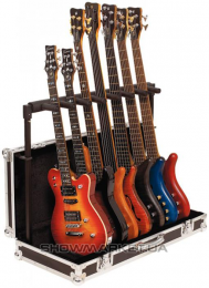 Стенд для 7-ми гитар, c жестким flight кейсом ROCKSTAND RS20855