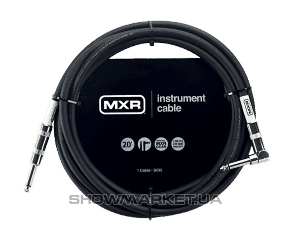 Фото Кабель - DUNLOP DCIS20R MXR STANDARD INSTRUMENT CABLE 20ft (Straight/Right) L