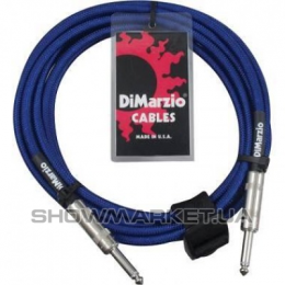 Кабель - DIMARZIO EP1715SS INSTRUMENT CABLE 15ft (ELECTRIC BLUE)