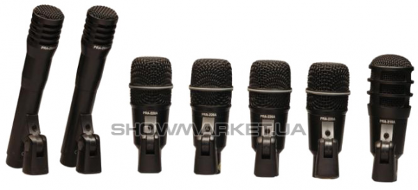Фото Набір мікрофонів для барабанів (7 шт) SUPERLUX DRKA5C2 L