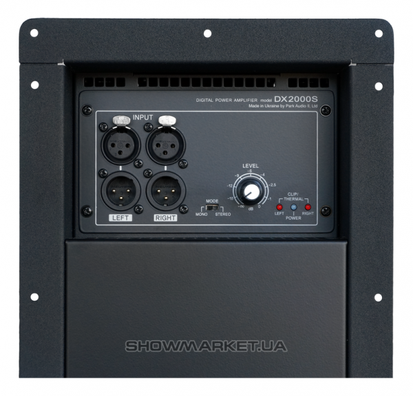 Фото Вбудовувані Підсилювачі потужності для двоканальних стерео комплектів: Активна + Пасивна АС Park Audio DX2000S PFC L