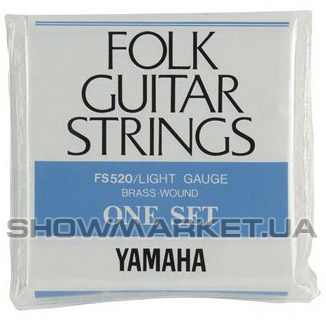 Фото Комплект струн для вестерн-гітари YAMAHA FS520 ACOUSTIC BRONZE (12-53) L