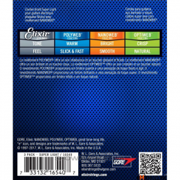 Струны для электрогитар - Elixir EL NW SL (3 Pk)