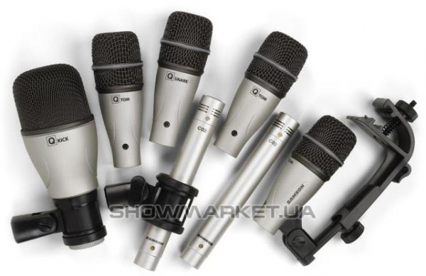 Фото Набір з 7 мікрофонів для барабанів SAMSON 7-KIT L