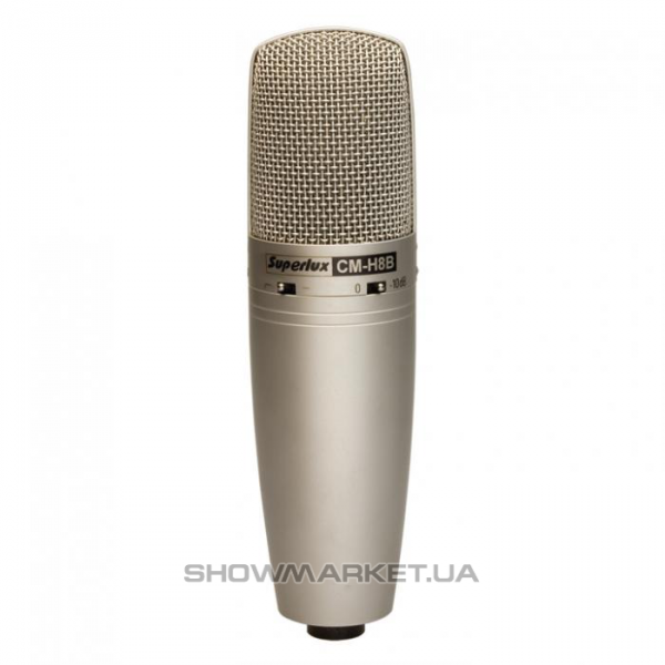 Фото Конденсаторний мікрофон для запису вокалу і акустичних інструментів SUPERLUX CMH8B L