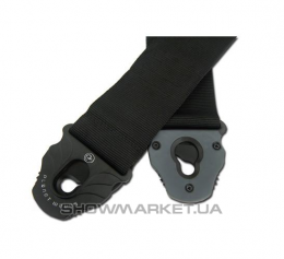 Гитарный ремень - Planet WAVES PWSPL200 Lock Guitar Strap, Polypropylene, Black