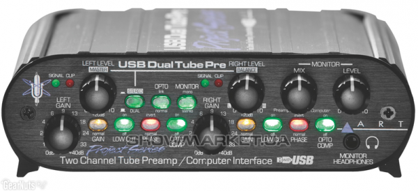 Фото Передпідсилювач usb - ART USB Dual Tube Pre L