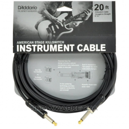 Кабель - PLANET WAVES PW-AMSK-20 AMERICAN STAGE KILL SWITCH 20ft