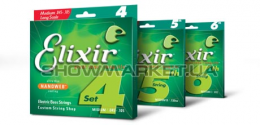 Струны для электро бас-гитар - Elixir 4S NW M L