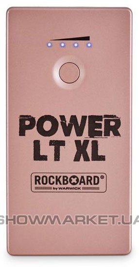 Фото Мобільний акумулятор для педалей гітарних ефектів - ROCKBOARD Power LT XL (Rose Gold) L