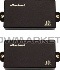 Звукосниматель для электрогитар  - Lace Nitro Hemi Set Matte Black Cover