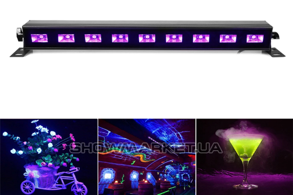 Фото Світлодіодний прожектор BIG LED-UV – 9*3W L