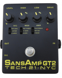 Педаль эффектов- TECH21 SANSAMP GT2