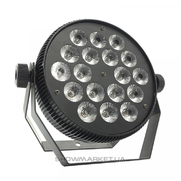 Фото Світлодіодний LED прожектор PR-D059 Flat aluminium 18*10W RGBW led par light PERFECT L