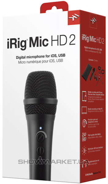 Фото Мікрофон шнурової для мобільних пристроїв IK MULTIMEDIA iRig Mic HD 2 L