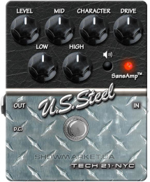 Педаль эффектов - TECH21 Character Series U.S. STEEL