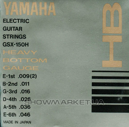 Фото Струни для електрогітар YAMAHA GSX150H ELECTRIC HEAVY BOTTOM (09-46) L