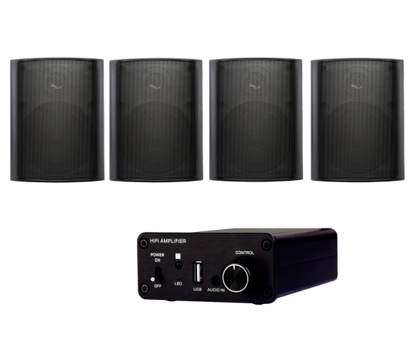 Фото Акустичний комплект SKY SOUND BOX PRO-3004 BLACK+bluetooth+wi-fi L