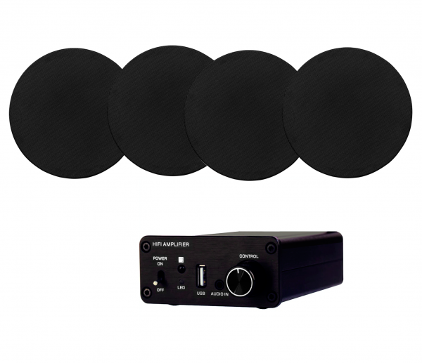 Фото Акустичний комплект SKY SOUND BOX PRO-6504 BLACK+bluetooth+wi-fi L