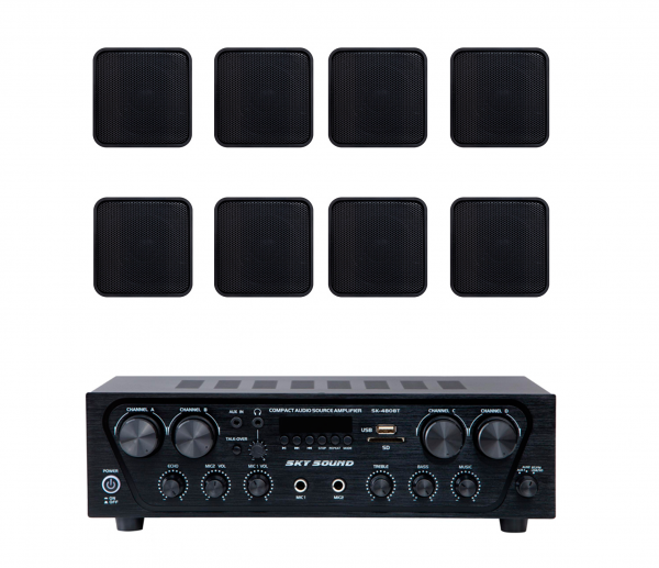 Фото Акустичний комплект SKY SOUND SKW-4808VS BLACK L
