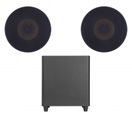 Акустический комплект SKY SOUND SUBT-10B/FLC-6 (2*50Вт) BLACK (ONLY Bluetooth)