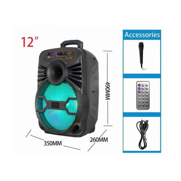 Фото Автономная акустическая система BIG 12AVENGER usb/mp3/fm/bt L
