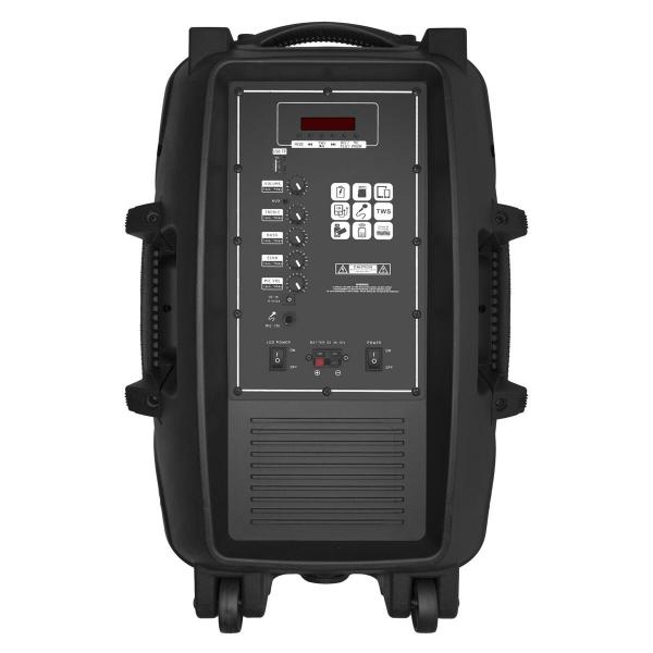 Фото Автономна акустична система BIG 350STORM USB/MP3/FM/BT/TWS + 2pcs VHF mic L