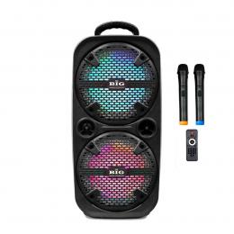 Автономная акустическая система BIG220ENCORE USB/MP3/FM/BT/TWS + 2pcs VHF mic
