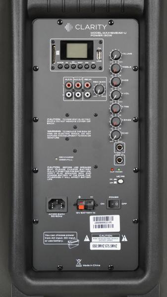 Фото Автономная акустическая система Clarity MAX15MBAW-U L