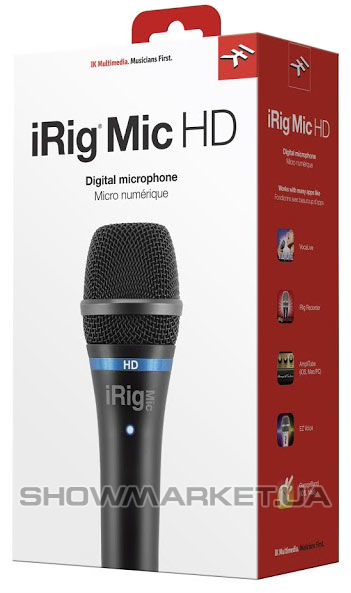 Фото Мікрофон шнурової для мобільних пристроїв IK MULTIMEDIA iRIG MIC HD L