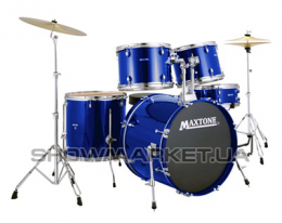 Акустическая ударная установка MAXTONE MXC3005 (Metallic Blue)