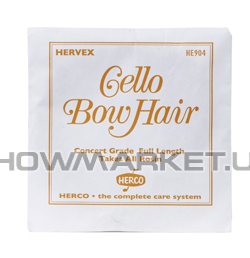 Фото Синтетичний волосся для смичка віолончелі - DUNLOP HE904 CELLO BOW HAIR L