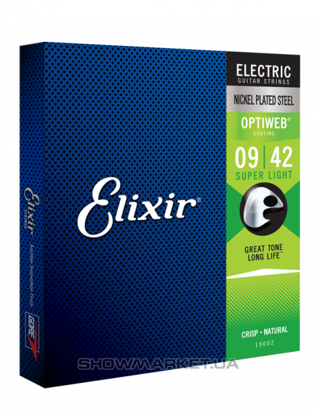 Фото Струни для електрогітар - Elixir EL OW SL L