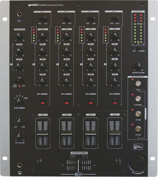 Фото Мікшерний пульт для DJ Gemini PS-828EFX L