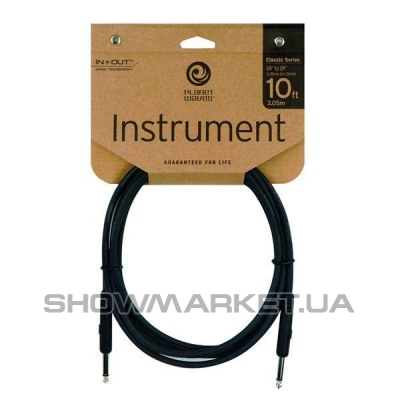 Фото Кабель - PLANET WAVES PW-CGT-10 Classic Series Instrument Cable 10ft L