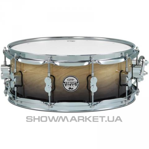 Фото Малий барабан - PDP PDCB5514 NC CONCEPT SERIES BIRCH 14 x5.5  (Natural to Charcoal Fade) L