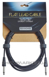 Готовый кабель - ROCKBOARD RBOCAB FL300 BLK SS FLAT INSTRUMENT CABLE
