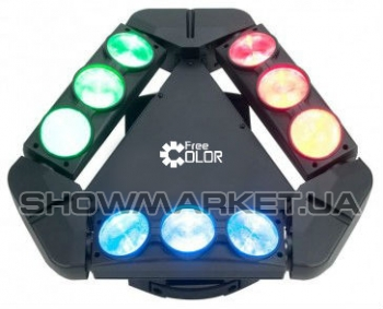 Фото Світлодіодний LED прибор Free Color SPIDER 910 L